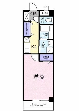 プラシード倉敷 506｜岡山県倉敷市阿知１丁目(賃貸マンション1K・5階・31.97㎡)の写真 その2