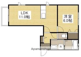 岡山県倉敷市上富井（賃貸アパート1LDK・1階・40.16㎡） その2