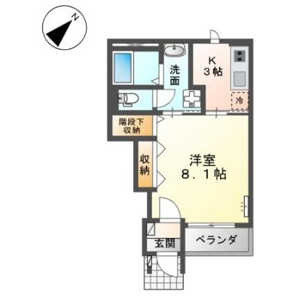 仮）スターテラス鶴新田 107｜岡山県倉敷市連島町鶴新田(賃貸アパート1K・1階・31.07㎡)の写真 その2