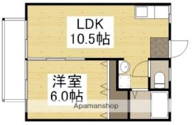 岡山県倉敷市中島（賃貸アパート1LDK・2階・35.91㎡） その2