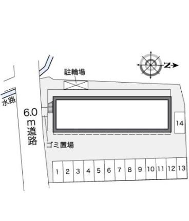 レオパレスアテンザ 108｜岡山県岡山市南区新保(賃貸アパート1K・1階・22.35㎡)の写真 その16