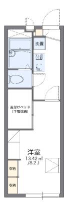 レオパレス小室 105｜岡山県岡山市北区宿(賃貸アパート1K・1階・22.35㎡)の写真 その2