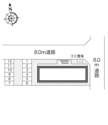 レオパレス川北 108｜岡山県岡山市北区北長瀬表町２丁目(賃貸アパート1K・1階・22.35㎡)の写真 その17