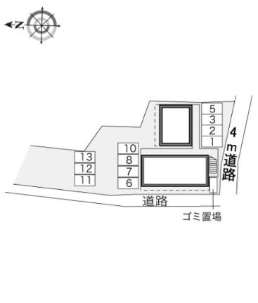 レオパレスグローリー 204｜岡山県岡山市南区新保(賃貸アパート1K・2階・23.18㎡)の写真 その16