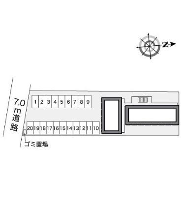 レオパレスＳＡＳＡＧＡＳＥ2 103｜岡山県岡山市南区当新田(賃貸アパート1K・1階・20.28㎡)の写真 その15