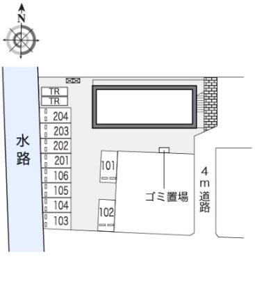 レオパレストトロ 106｜岡山県岡山市北区久米(賃貸アパート1K・1階・20.28㎡)の写真 その14