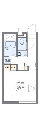 レオパレスらん 102｜岡山県倉敷市連島町鶴新田(賃貸アパート1K・1階・20.28㎡)の写真 その2