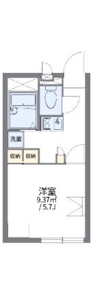 レオパレスアルプス京山 110｜岡山県岡山市北区京山１丁目(賃貸アパート1K・1階・20.28㎡)の写真 その2