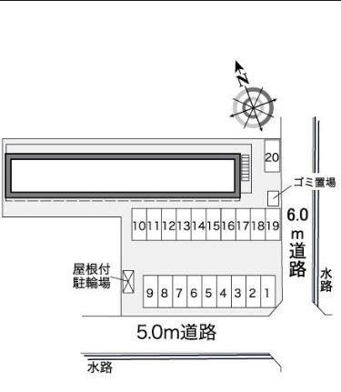 レオパレスウイング新福 104｜岡山県岡山市南区新福１丁目(賃貸アパート1K・1階・20.28㎡)の写真 その16