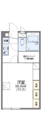 レオパレスＯｋｕｒａ 102｜岡山県岡山市北区原(賃貸アパート1K・1階・26.49㎡)の写真 その2