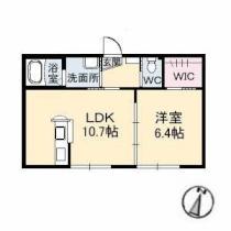 岡山県倉敷市中島（賃貸アパート1LDK・1階・40.32㎡） その2