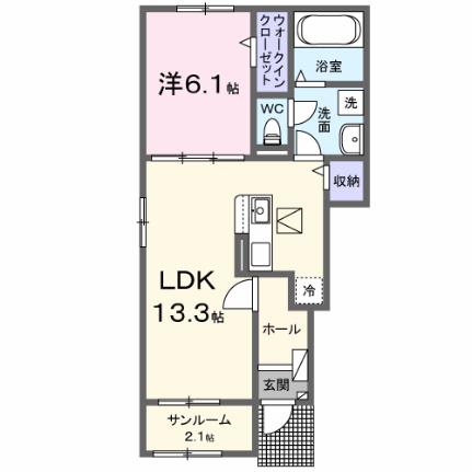 Ｍｏｄｅ　Ｅｉｇｈｔ　III 101 ｜ 岡山県総社市清音上中島（賃貸アパート1LDK・1階・50.01㎡） その2