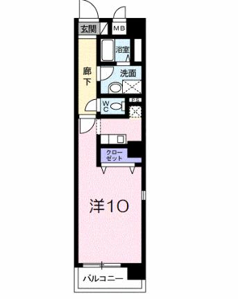 Ｃａｓａ　Ｓｙｕｎｓｕｉ 301｜岡山県岡山市北区東花尻(賃貸マンション1R・3階・32.25㎡)の写真 その2