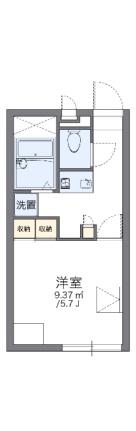 レオパレスエスペランサII 101｜岡山県倉敷市玉島上成(賃貸アパート1K・1階・20.28㎡)の写真 その2