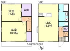 岡山県倉敷市東富井（賃貸テラスハウス2LDK・1階・72.01㎡） その2