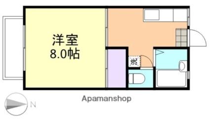 岡山県倉敷市笹沖(賃貸アパート1K・1階・26.49㎡)の写真 その2