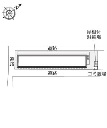 レオパレスルリームII 105｜岡山県岡山市北区南方５丁目(賃貸アパート1K・1階・19.87㎡)の写真 その14