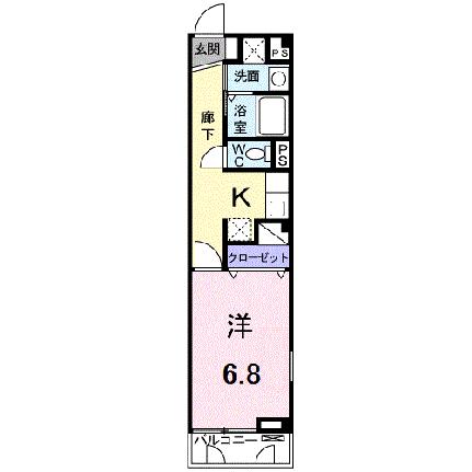 ルミネ高須Ｂ 101 ｜ 岡山県倉敷市玉島上成（賃貸アパート1K・1階・28.21㎡） その2