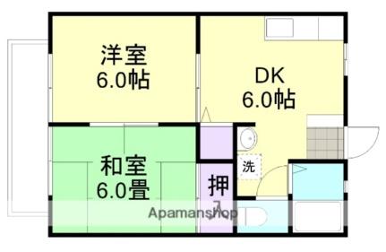 マミーコーポ ｜岡山県倉敷市西阿知町(賃貸アパート2DK・1階・40.92㎡)の写真 その2