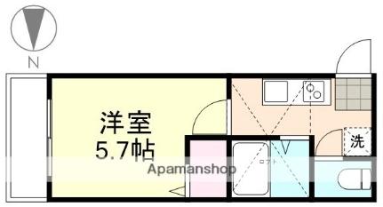 さんさん館　Ｃ ｜岡山県倉敷市玉島長尾(賃貸アパート1K・1階・27.13㎡)の写真 その2