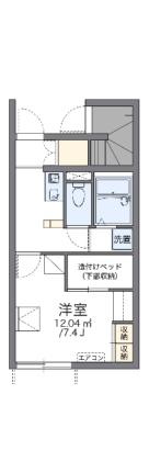 レオパレスプレシャス乙島 101｜岡山県倉敷市玉島乙島(賃貸アパート1K・1階・23.27㎡)の写真 その2