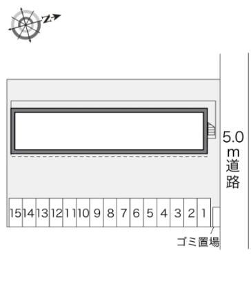 レオパレスプトゥラ 211｜岡山県岡山市北区青江３丁目(賃貸アパート1K・2階・22.70㎡)の写真 その15