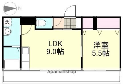 ＹＳＮ　ｓｔｙｌｅ  ｜ 岡山県倉敷市玉島（賃貸アパート1LDK・2階・35.40㎡） その2