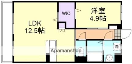 クオーレ清音  ｜ 岡山県総社市清音上中島（賃貸マンション1LDK・1階・43.86㎡） その2