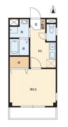 プラスパーＡ 402｜広島県福山市三吉町４丁目(賃貸マンション1K・4階・25.20㎡)の写真 その2