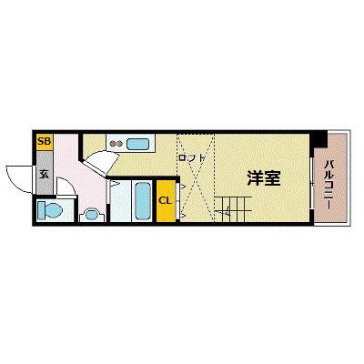 広島県広島市中区大手町２丁目（賃貸マンション1R・9階・25.07㎡） その2