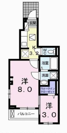 エーデルワイス 103｜広島県広島市安佐南区八木９丁目(賃貸アパート1K・1階・34.01㎡)の写真 その2