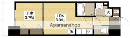 Ｓ－ＲＥＳＩＤＥＮＣＥ国泰寺町二丁目 705｜広島県広島市中区国泰寺町２丁目(賃貸マンション1LDK・7階・29.96㎡)の写真 その2