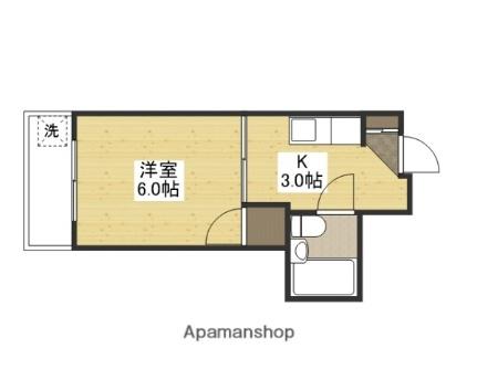 コーポラス・ナガイ 504｜広島県広島市西区中広町３丁目(賃貸マンション1K・5階・21.60㎡)の写真 その2