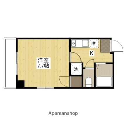 広島県広島市中区加古町（賃貸マンション1K・5階・26.44㎡） その2