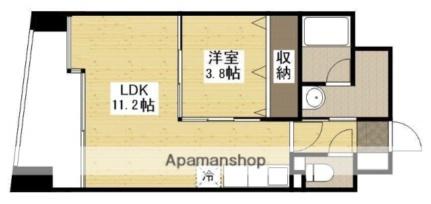 Ｓｈｅｔｌａｎｄ　Ｋｕｓｕｎｏｋｉ 802｜広島県広島市西区楠木町３丁目(賃貸マンション1LDK・8階・38.39㎡)の写真 その2