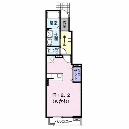 ヴィラグリーンパーク 103｜広島県福山市能島３丁目(賃貸アパート1R・1階・32.90㎡)の写真 その2