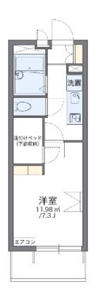 レオパレスＭＡＴＳＵＭＯＴＯ 210｜広島県福山市木之庄町３丁目(賃貸マンション1K・2階・20.81㎡)の写真 その2