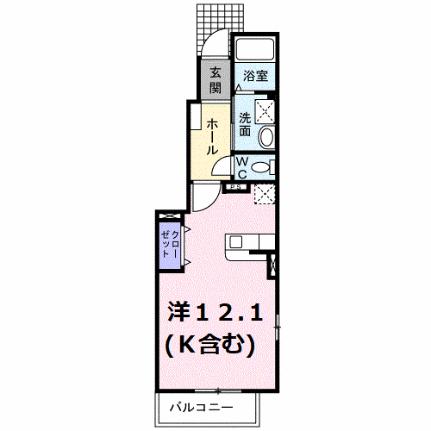 ラッフィナート 101｜広島県福山市木之庄町５丁目(賃貸アパート1R・1階・32.90㎡)の写真 その2