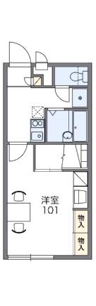 レオパレス芙蓉 105｜広島県福山市蔵王町２丁目(賃貸アパート1K・1階・23.18㎡)の写真 その2