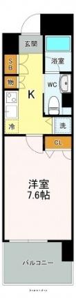 広島県広島市中区八丁堀（賃貸マンション1K・8階・25.07㎡） その2