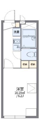 レオパレスリバーサイド 206｜広島県広島市安佐南区八木８丁目(賃貸アパート1K・2階・19.87㎡)の写真 その2