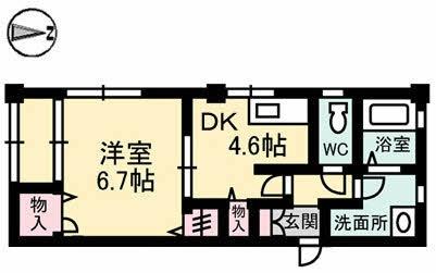 広島県広島市中区猫屋町（賃貸アパート1K・3階・34.20㎡） その2