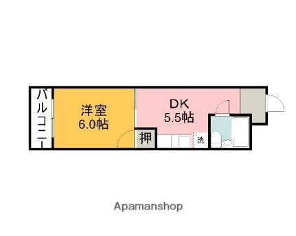 広島県広島市西区井口４丁目(賃貸マンション1DK・1階・26.62㎡)の写真 その2