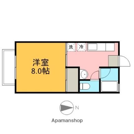 下見ハイツＢ棟 11｜広島県東広島市西条町下見(賃貸アパート1K・2階・26.49㎡)の写真 その2