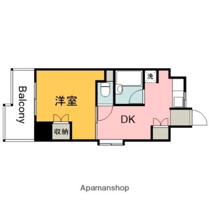 広島県広島市東区光町２丁目(賃貸マンション1DK・2階・29.00㎡)の写真 その2