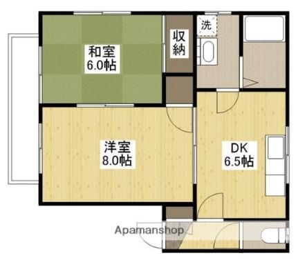 エスポワールデュー 101｜広島県広島市安佐南区西原２丁目(賃貸アパート2DK・1階・44.00㎡)の写真 その2