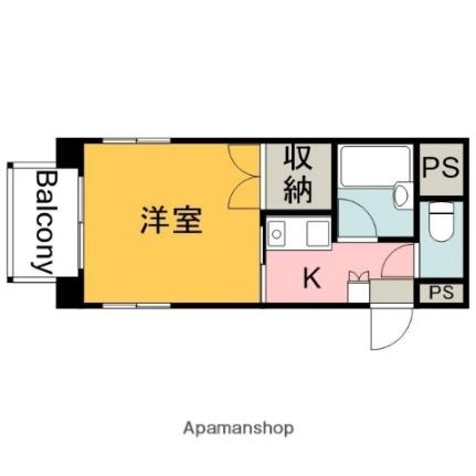 冨田ビル2ｎｄ 301｜広島県広島市西区楠木町３丁目(賃貸マンション1K・3階・18.90㎡)の写真 その2