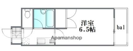 エクセレント楠木 404｜広島県広島市西区楠木町１丁目(賃貸マンション1K・4階・18.23㎡)の写真 その2