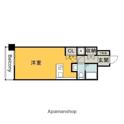 グランアークテラス 510｜広島県広島市東区若草町(賃貸マンション1R・5階・38.49㎡)の写真 その2