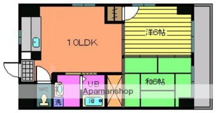 ルート大芝 903｜広島県広島市西区大芝２丁目(賃貸マンション2LDK・9階・45.36㎡)の写真 その2